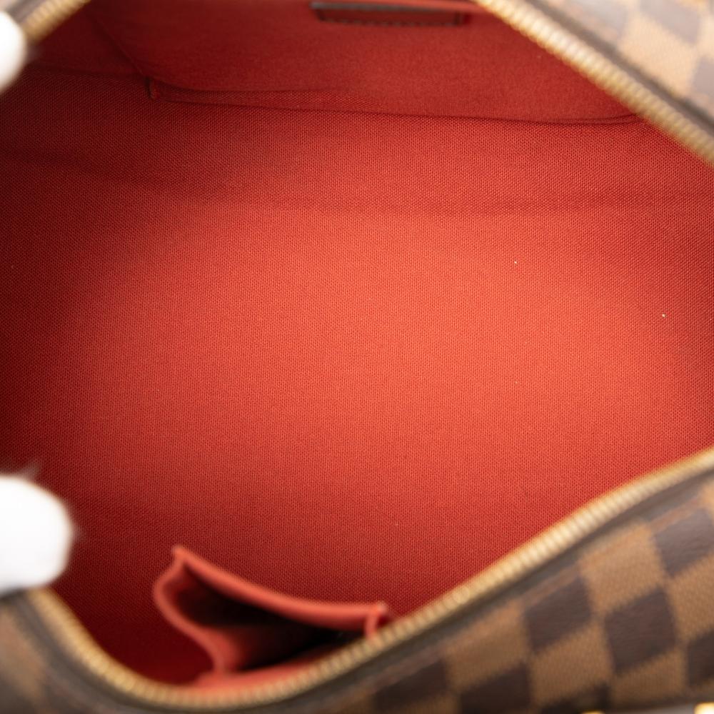 Louis Vuitton B Louis Vuitton Brown Damier Canvas Fabric Damier Ebene Ribera MM Spain