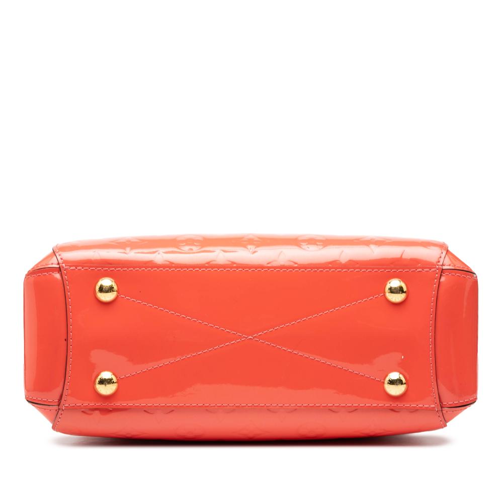 Louis Vuitton B Louis Vuitton Orange Vernis Leather Leather Monogram Vernis Montaigne BB Spain