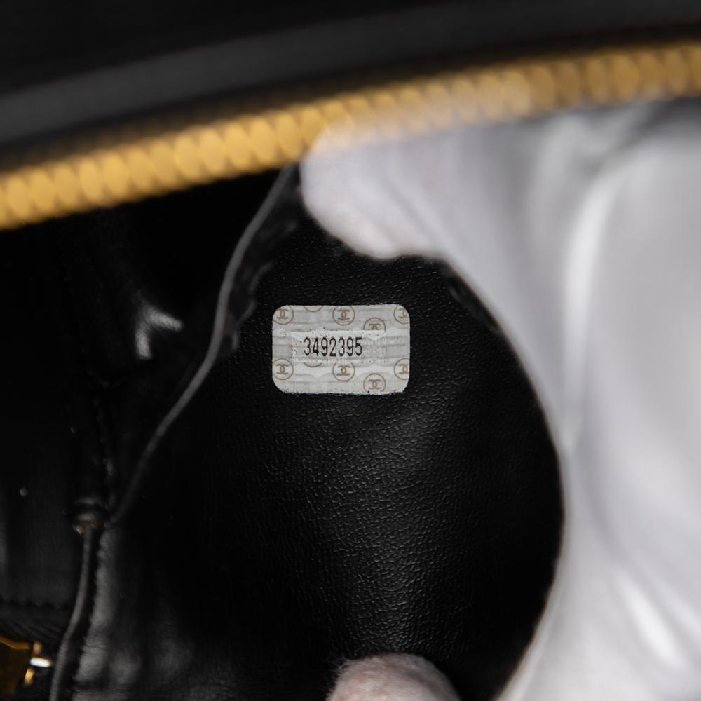 Chanel AB Chanel Black Caviar Leather Leather CC Caviar Vanity Case France