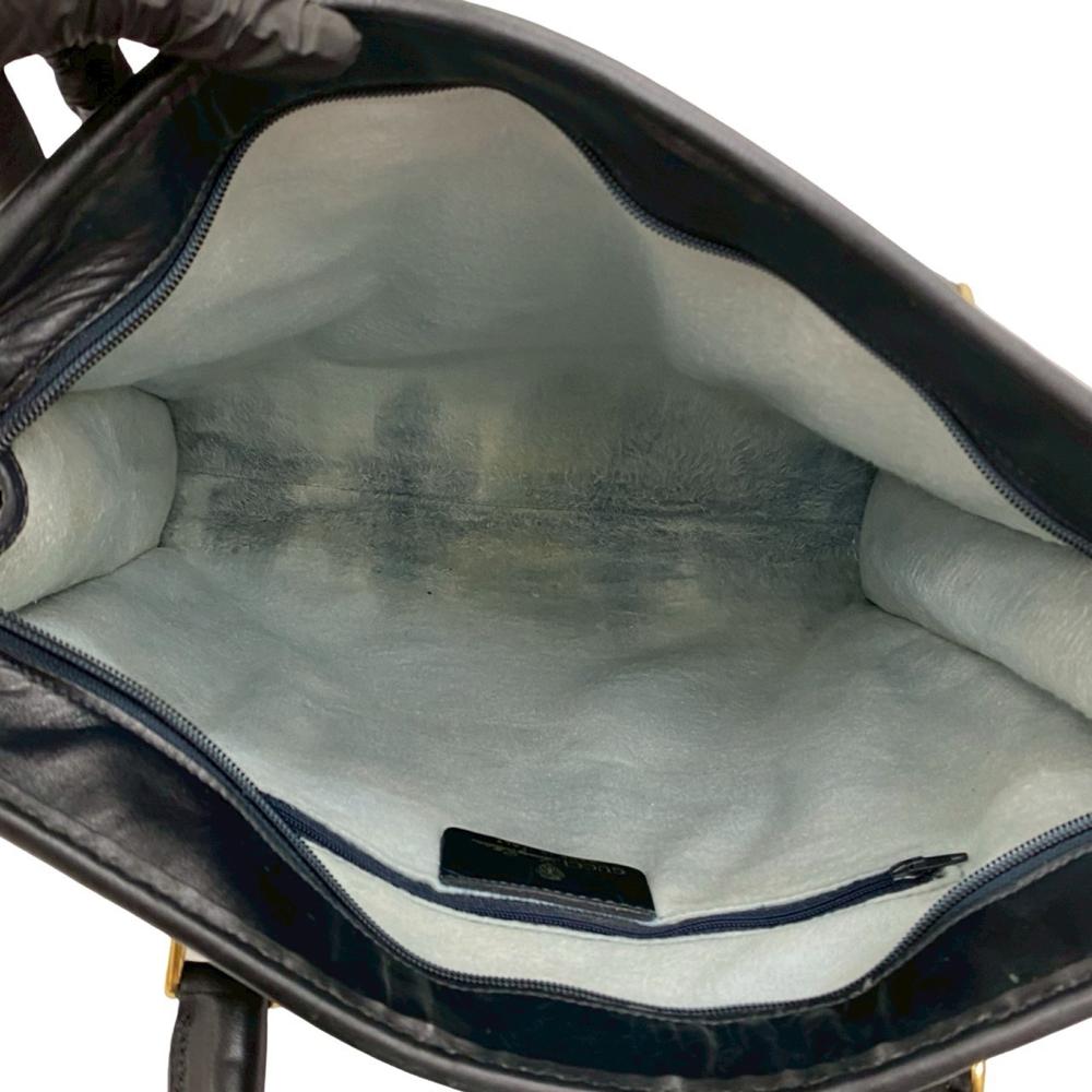 Gucci B Gucci Brown Beige Coated Canvas Fabric GG Supreme Web Tote Italy