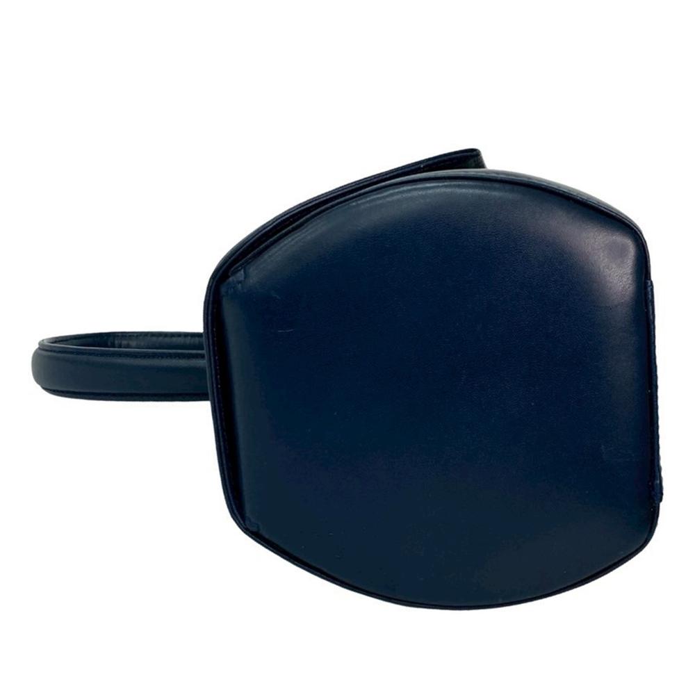 Givenchy AB Givenchy Blue Navy Calf Leather Top Handle Bag France