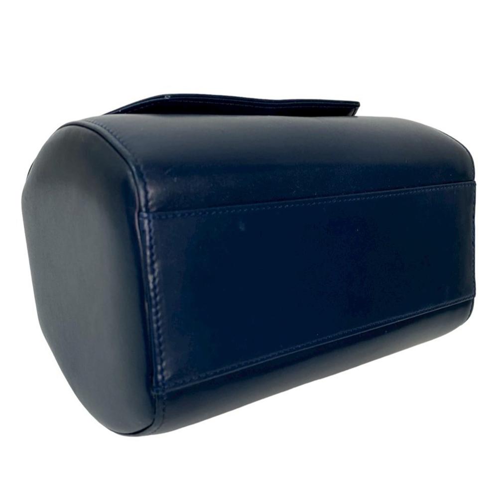 Givenchy AB Givenchy Blue Navy Calf Leather Top Handle Bag France