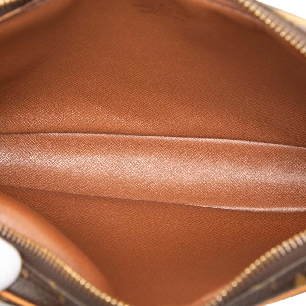 Louis Vuitton B Louis Vuitton Brown Monogram Canvas Fabric Monogram Marly Dragonne PM France