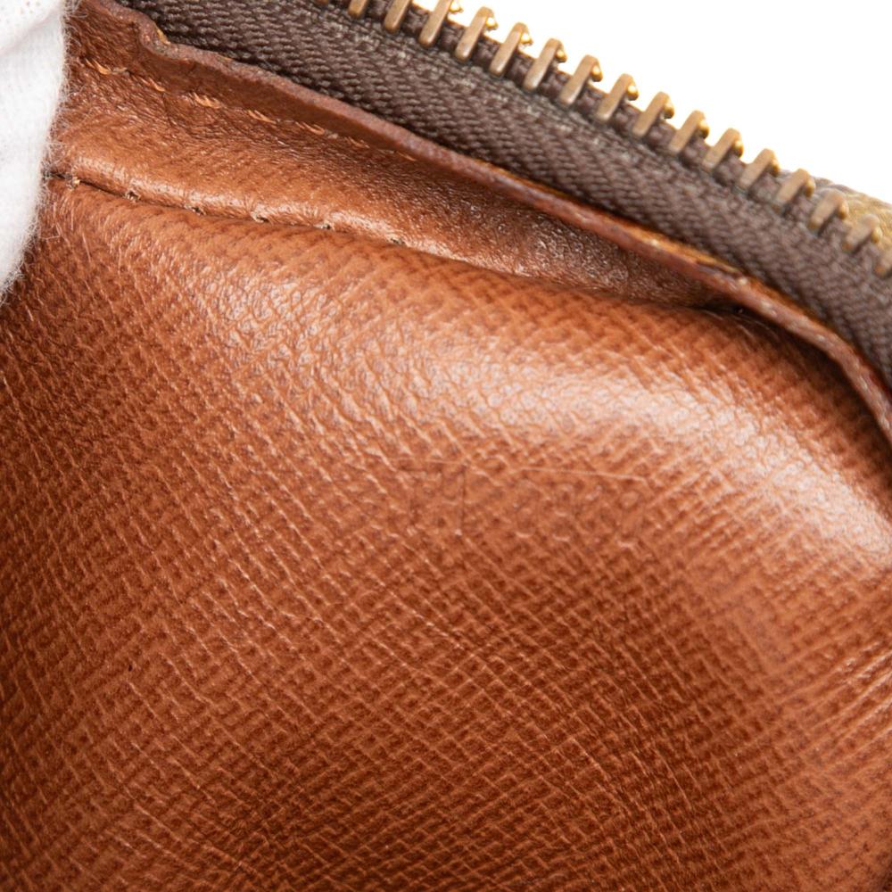 Louis Vuitton B Louis Vuitton Brown Monogram Canvas Fabric Monogram Marly Dragonne PM France