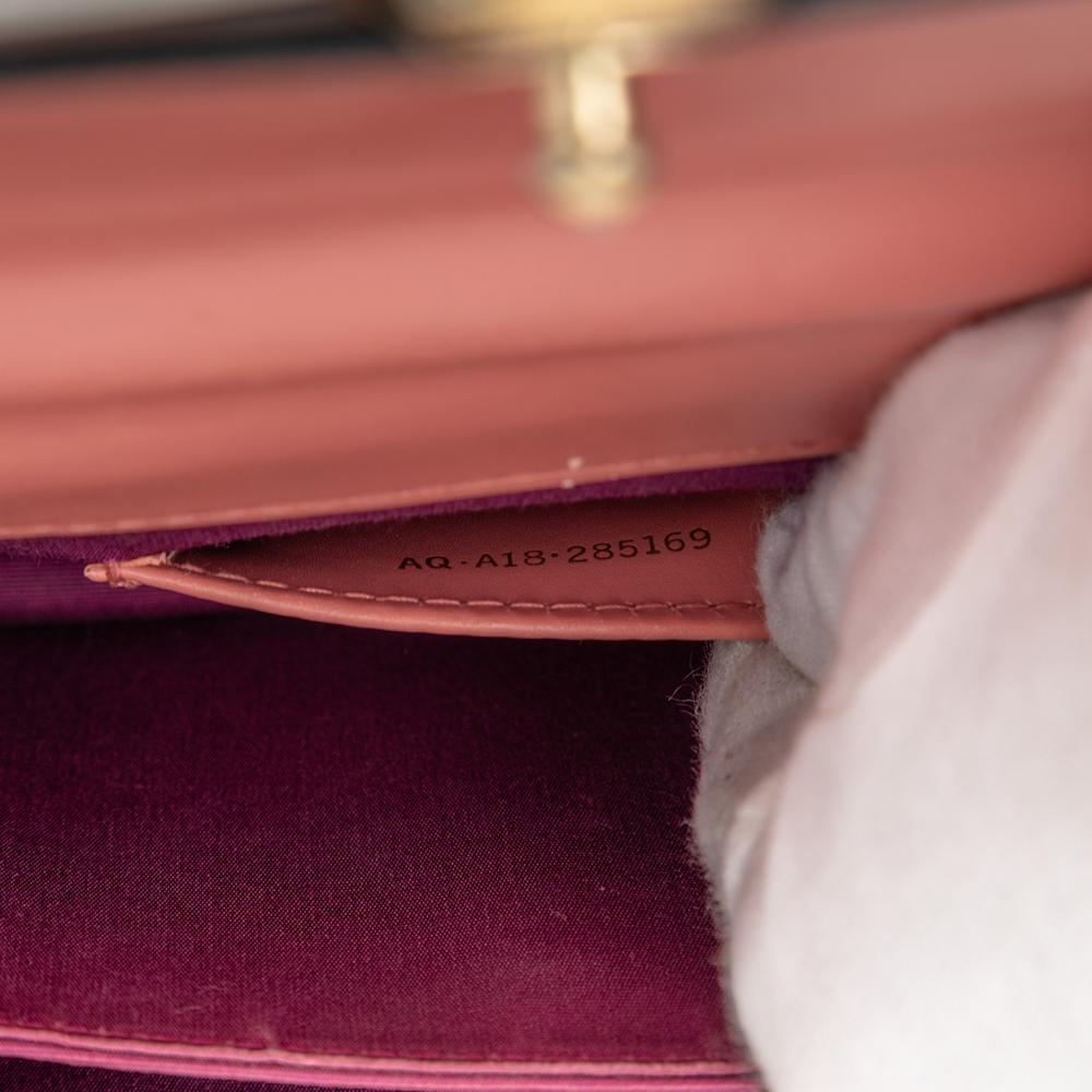 Bvlgari B Bvlgari Pink Rose Gold Calf Leather Small skin Serpenti Forever Top Handle Bag Italy