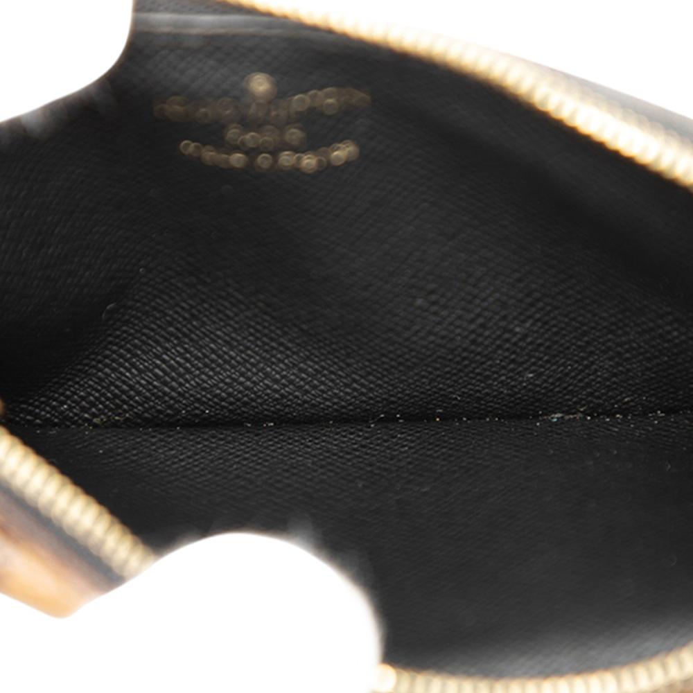 Louis Vuitton AB Louis Vuitton Brown Monogram Canvas Fabric Monogram Reverse Recto Verso Card Holder France