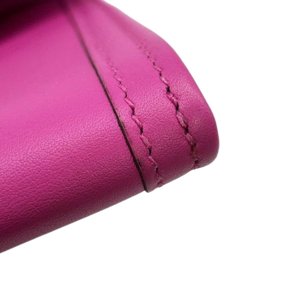Hermès AB Hermès Pink Hot Pink Calf Leather Swift Jige Elan 29 France