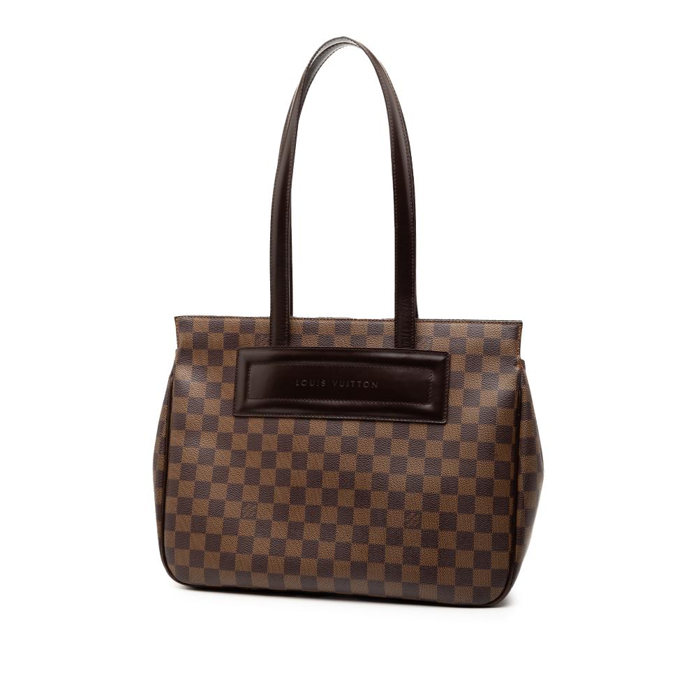 Louis Vuitton B Louis Vuitton Brown Damier Canvas Fabric Damier Ebene Parioli PM France