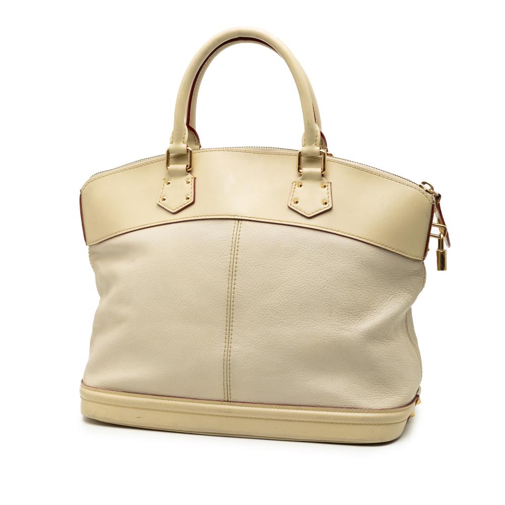 Louis Vuitton B Louis Vuitton Brown Beige Suhali Leather Leather Suhali Lockit MM France