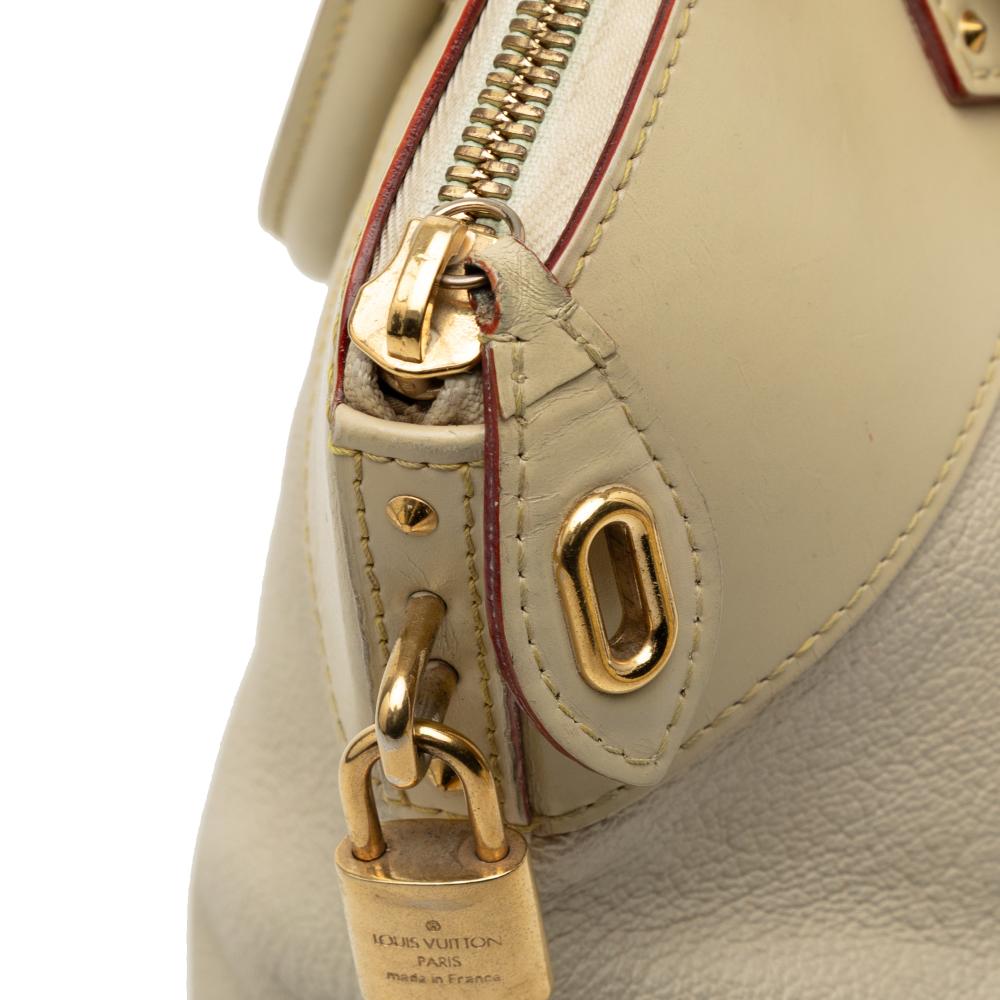 Louis Vuitton B Louis Vuitton Brown Beige Suhali Leather Leather Suhali Lockit MM France