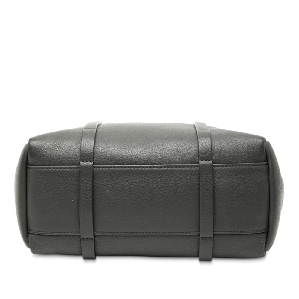 Balenciaga B Balenciaga Gray Dark Gray Calf Leather XS Everyday Tote Italy