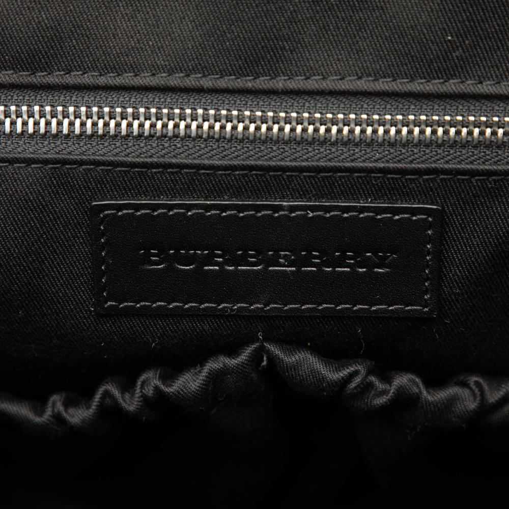 Burberry B Burberry Brown Light Brown Canvas Fabric Mega Check Diaper Bag China