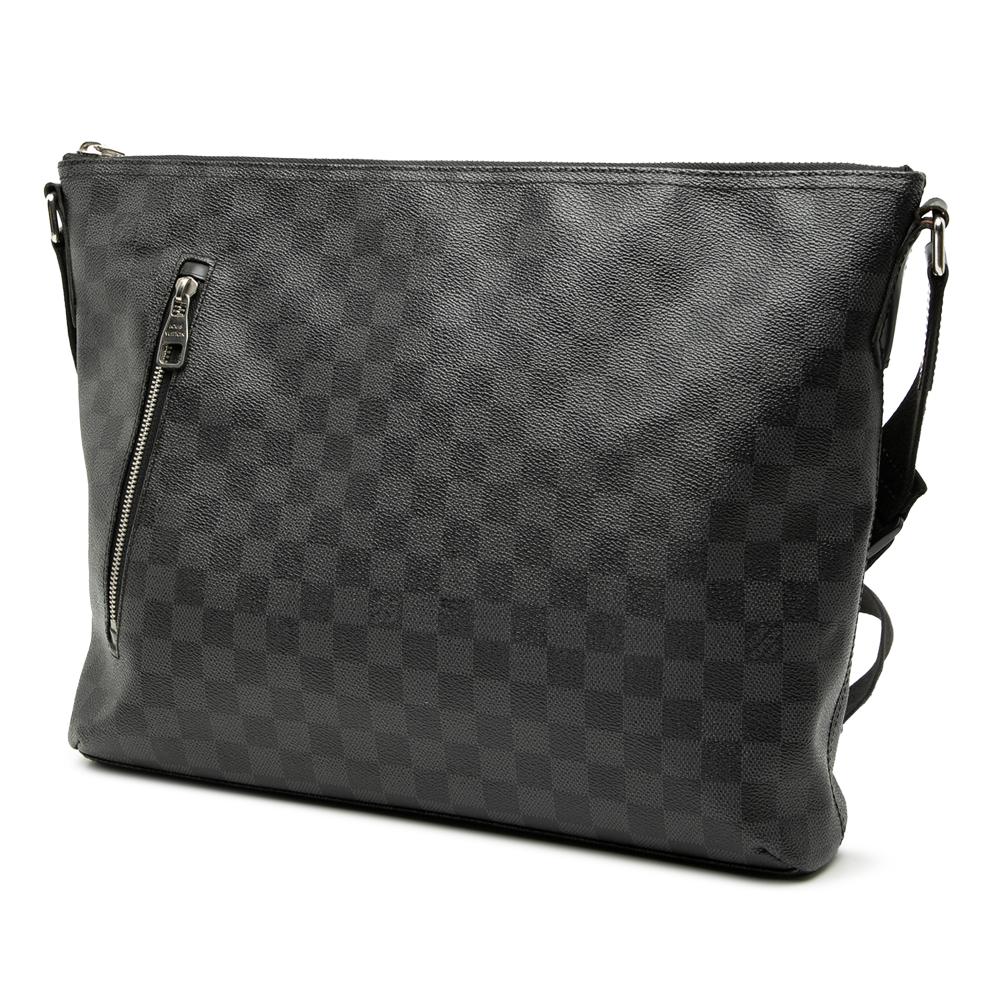 Louis Vuitton B Louis Vuitton Black Damier Canvas Fabric Damier Graphite Mick MM France
