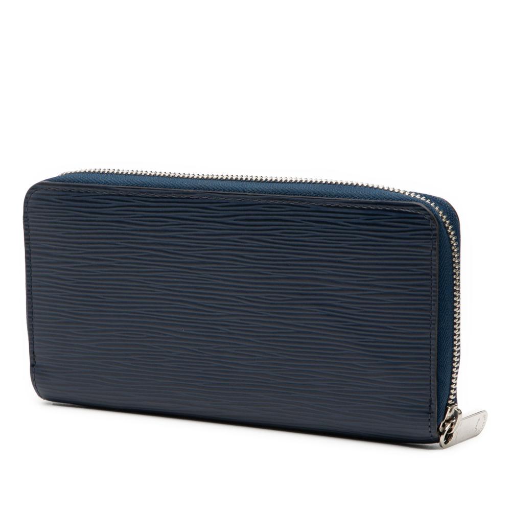 Louis Vuitton B Louis Vuitton Blue Navy Epi Leather Leather Epi Zippy Long Wallet Spain