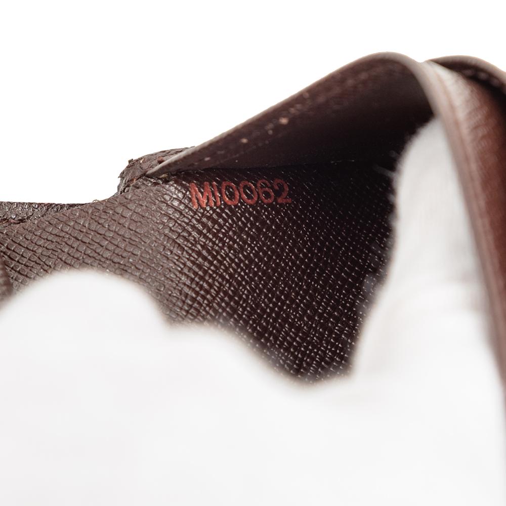 Louis Vuitton B Louis Vuitton Brown Damier Canvas Fabric Damier Ebene French Purse Wallet France