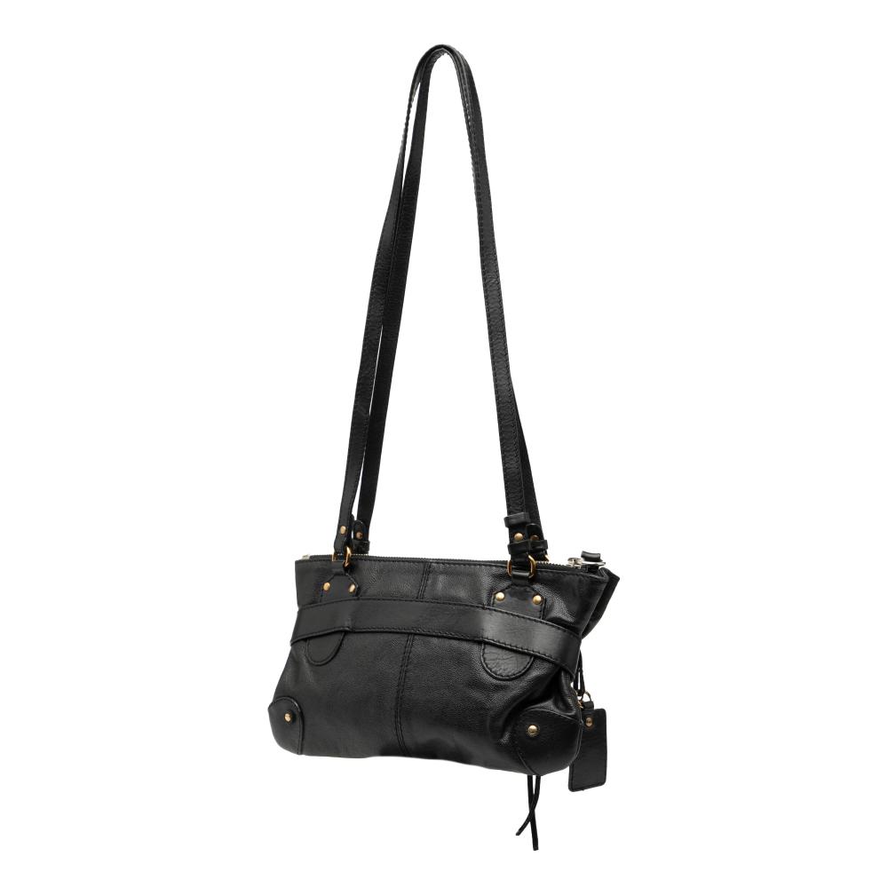 Chloé B Chloé Black Calf Leather Kerala Shoulder Bag Romania