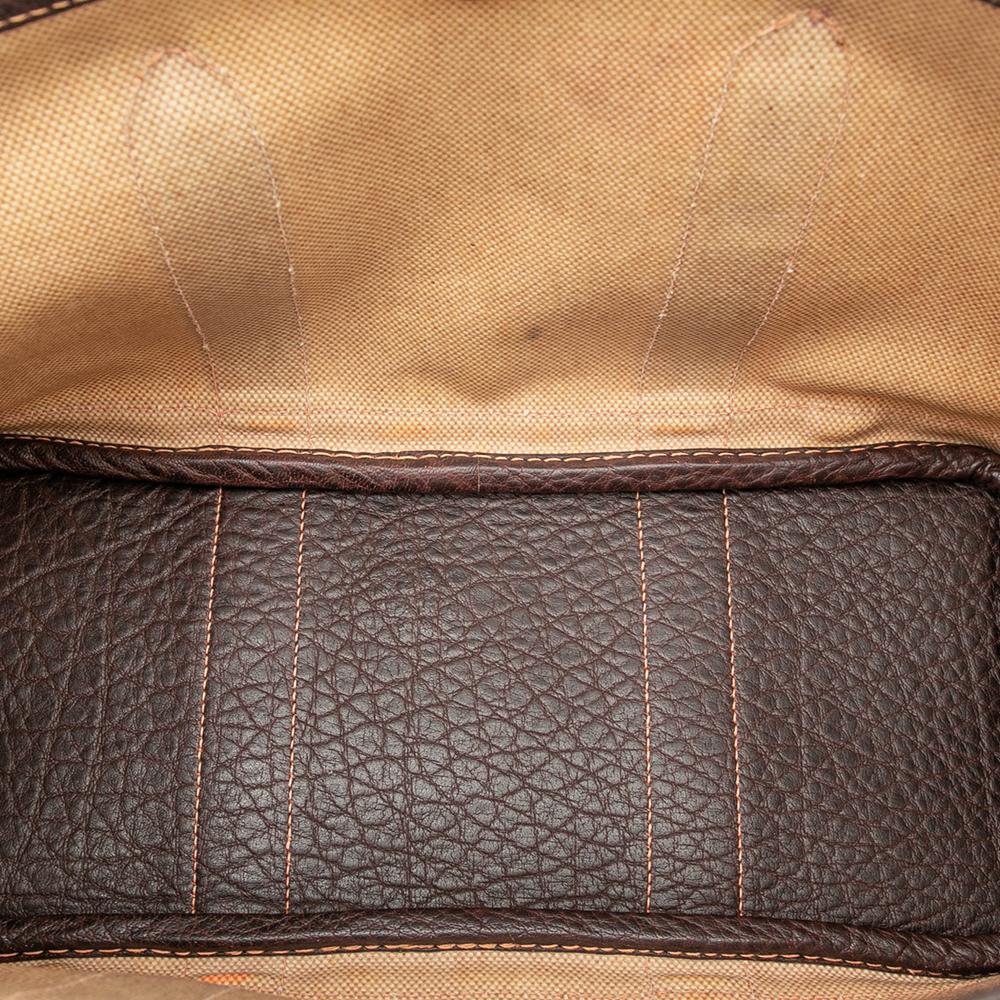 Hermès B Hermès Brown Beige Canvas Fabric Toile and Negonda Garden Party 30 France