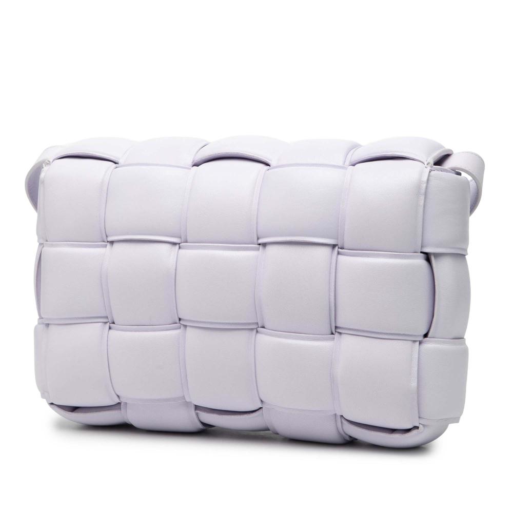 Bottega Veneta Purple Nappa Intrecciato Padded Cassette Crossbody Italy