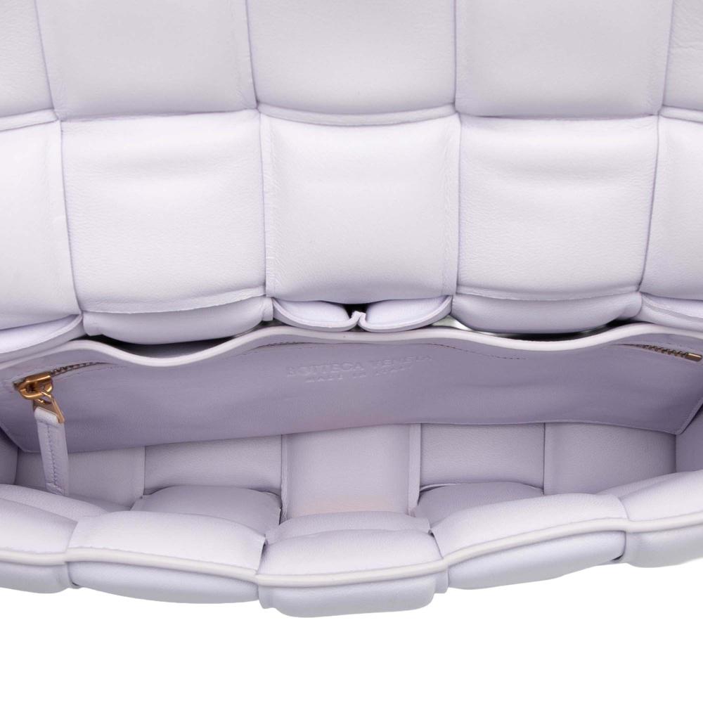 Bottega Veneta Purple Nappa Intrecciato Padded Cassette Crossbody Italy