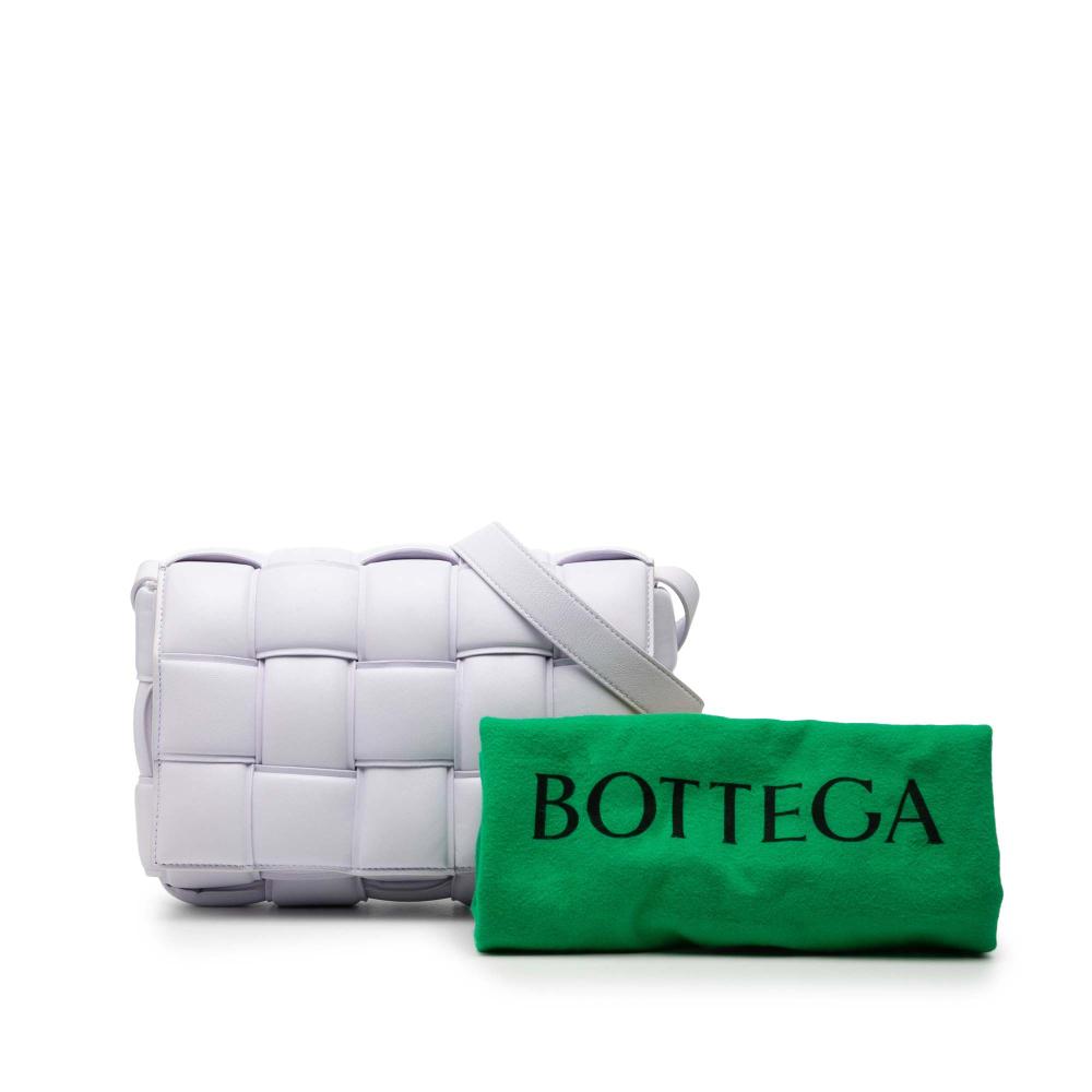 Bottega Veneta Purple Nappa Intrecciato Padded Cassette Crossbody Italy