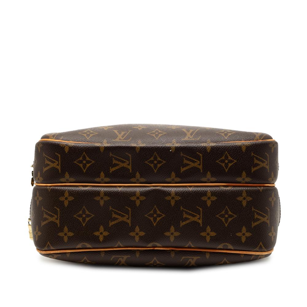 Louis Vuitton B Louis Vuitton Brown Monogram Canvas Fabric Monogram Reporter PM France