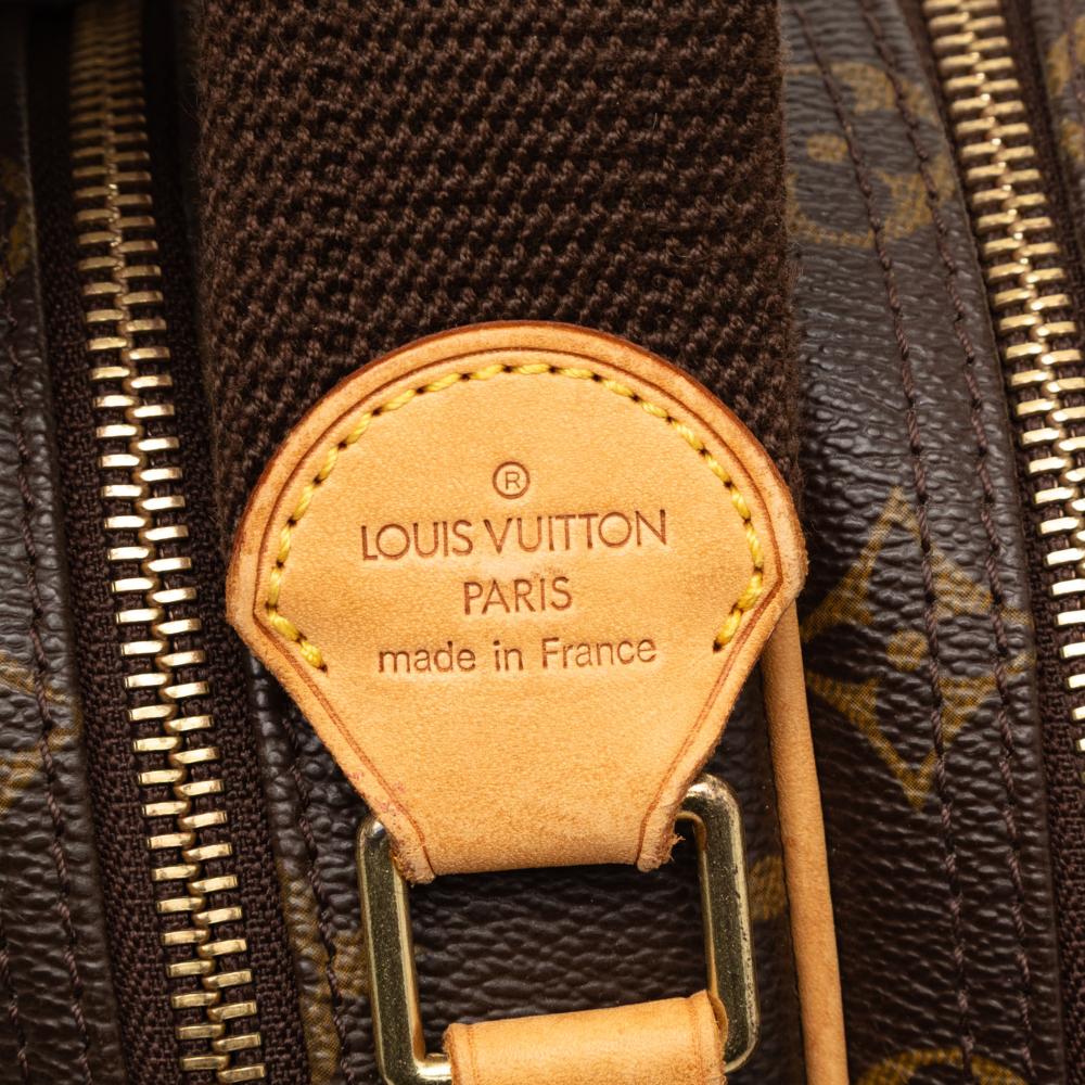 Louis Vuitton B Louis Vuitton Brown Monogram Canvas Fabric Monogram Reporter PM France