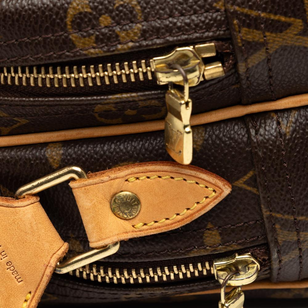 Louis Vuitton B Louis Vuitton Brown Monogram Canvas Fabric Monogram Reporter PM France