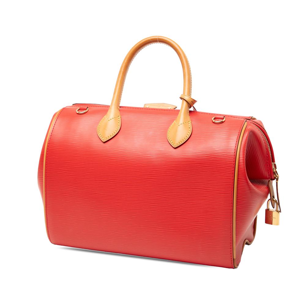 Louis Vuitton B Louis Vuitton Red Epi Leather Leather Epi Doc BB France