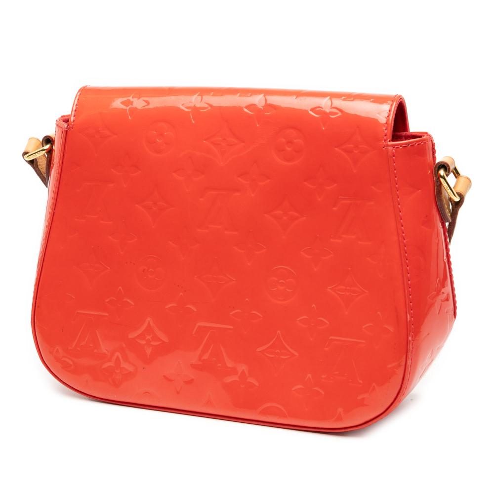 Louis Vuitton B Louis Vuitton Orange Vernis Leather Leather Monogram Vernis Bellflower GM France