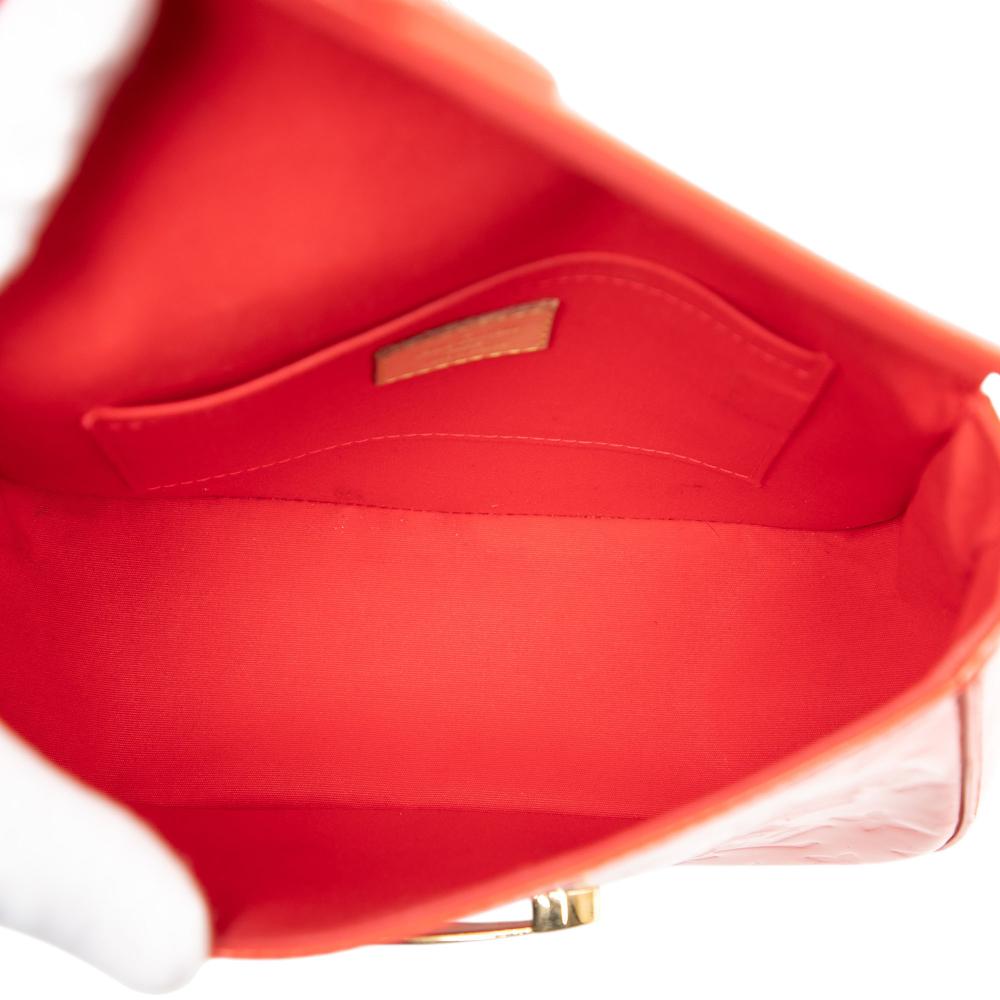 Louis Vuitton B Louis Vuitton Orange Vernis Leather Leather Monogram Vernis Bellflower GM France