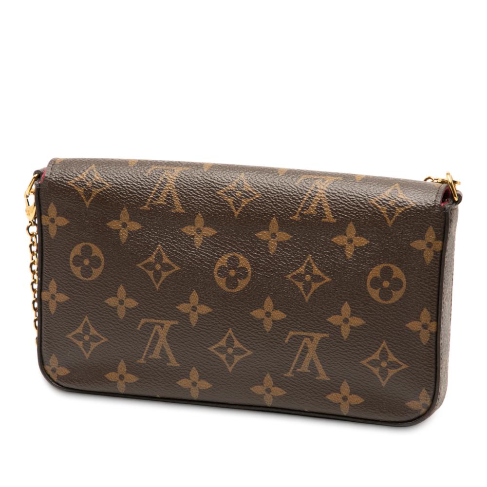Louis Vuitton B Louis Vuitton Brown Monogram Canvas Fabric Monogram Pochette Felicie France