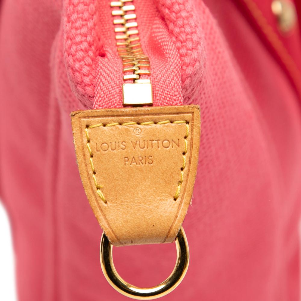 Louis Vuitton AB Louis Vuitton Pink Canvas Fabric Antigua Cabas MM France