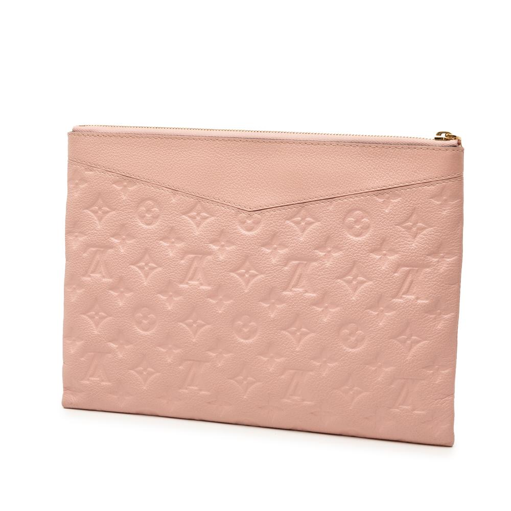 Louis Vuitton B Louis Vuitton Pink Monogram Empreinte Leather Daily Pouch France