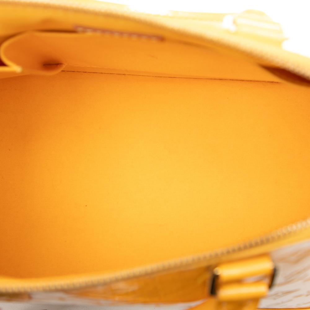 Louis Vuitton B Louis Vuitton Yellow Mustard Vernis Leather Leather Monogram Vernis Alma PM France