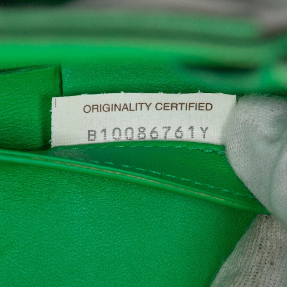 Bottega Veneta B Bottega Veneta Green Dark Green Nappa Leather Leather Small Nappa Maxi Intrecciato Arco Tote Italy