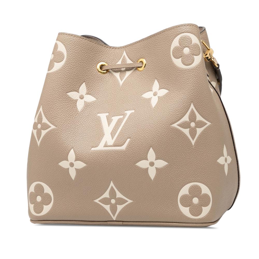 Louis Vuitton Brown Monogram Giant Bicolor Empreinte Neonoe MM France