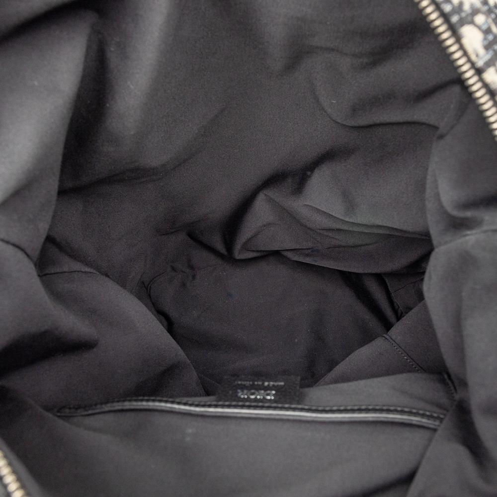 Christian Dior B Dior Blue Navy Canvas Fabric Oblique Safari Backpack Italy