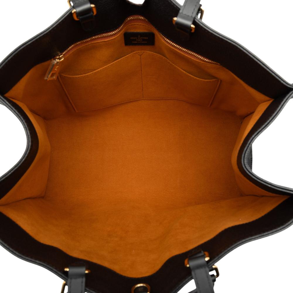 Louis Vuitton AB Louis Vuitton Black Monogram Empreinte Leather Onthego MM France