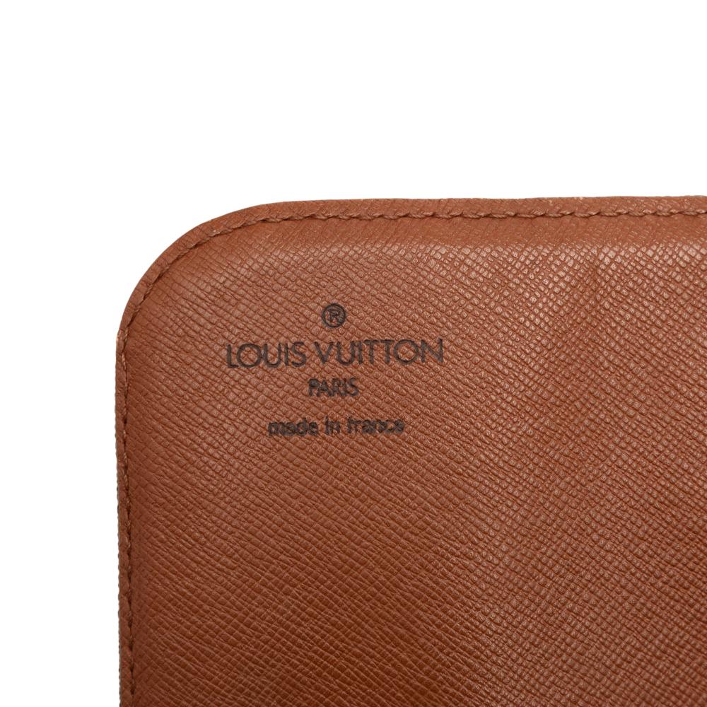 Louis Vuitton B Louis Vuitton Brown Monogram Canvas Fabric Monogram Cartouchiere MM France