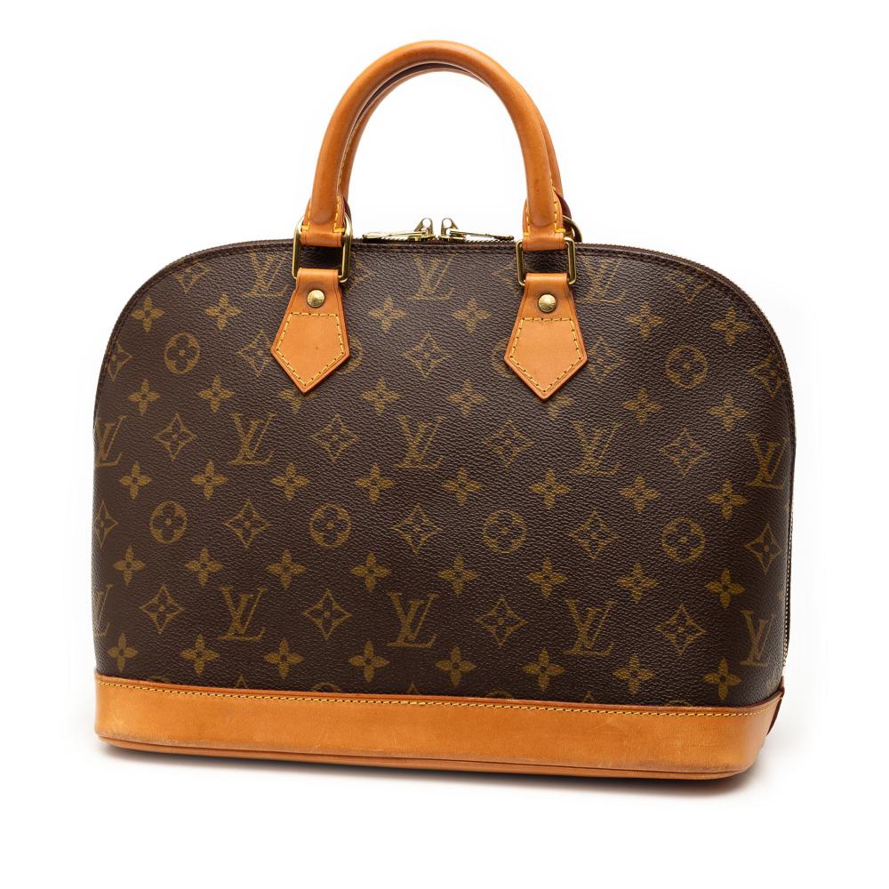 Louis Vuitton B Louis Vuitton Brown Monogram Canvas Fabric Monogram Alma PM United States