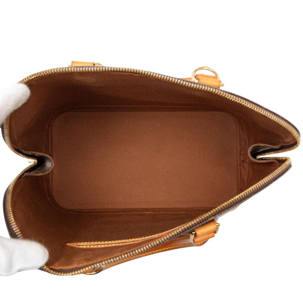 Louis Vuitton B Louis Vuitton Brown Monogram Canvas Fabric Monogram Alma PM United States