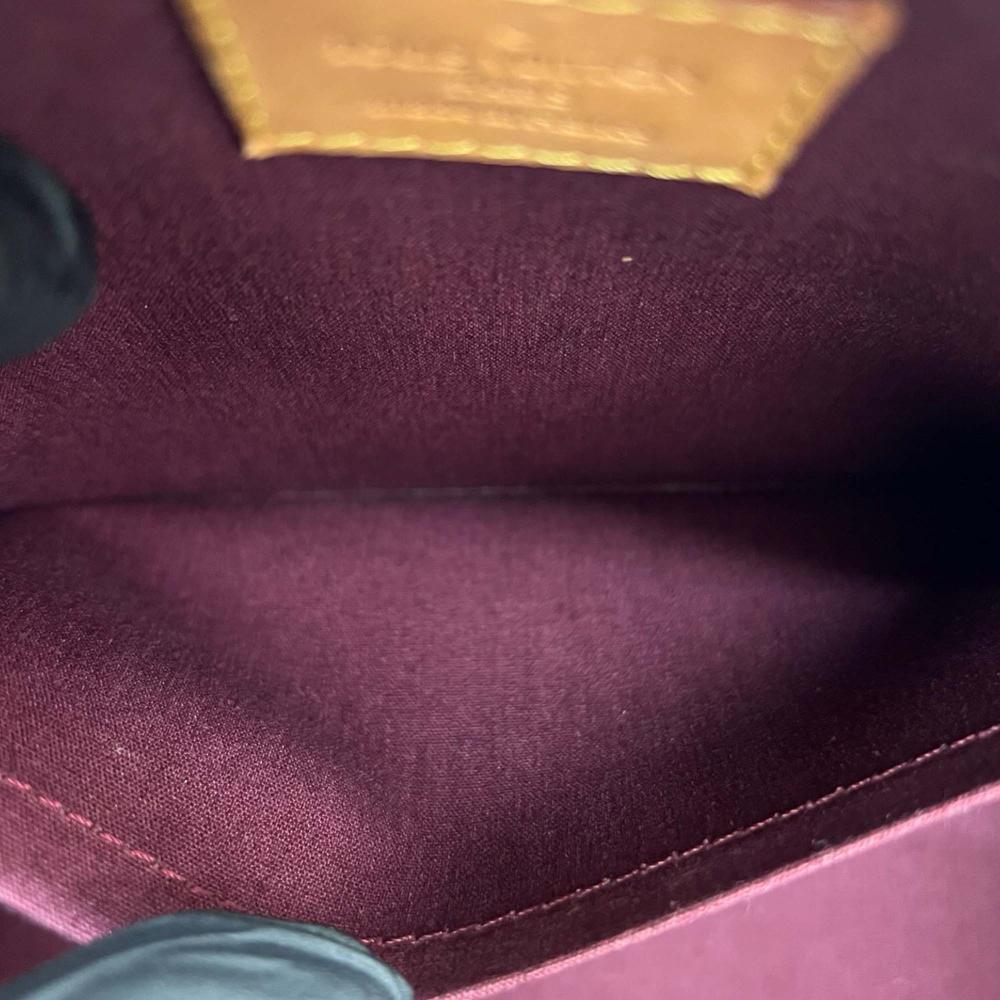 Louis Vuitton AB Louis Vuitton Red Vernis Leather Leather Monogram Vernis Sherwood PM France