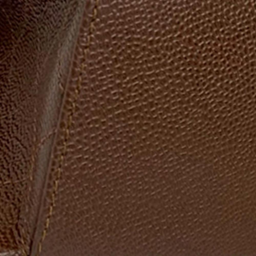 Chanel AB Chanel Brown Caviar Leather Leather CC Jumbo Stitched Caviar Single Flap France