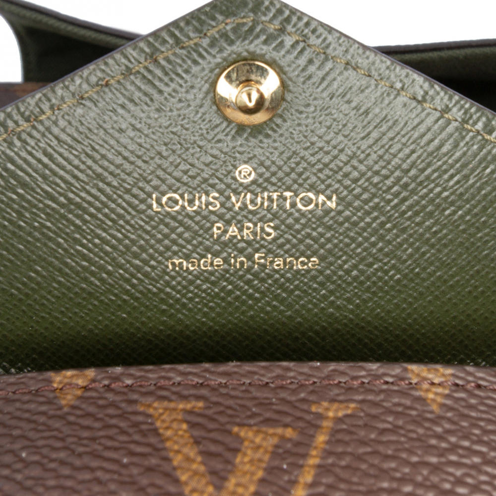 Louis Vuitton Felicie Canvas Strap And Go Pouch Clutch Monogram