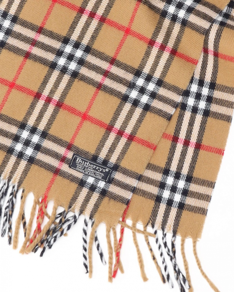 Burberry Nova Check Wool Scarf