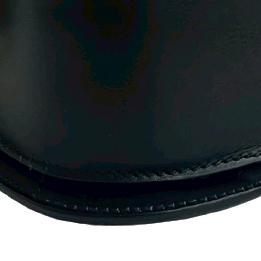Celine AB Celine Black Calf Leather skin Horse Carriage Crossbody France