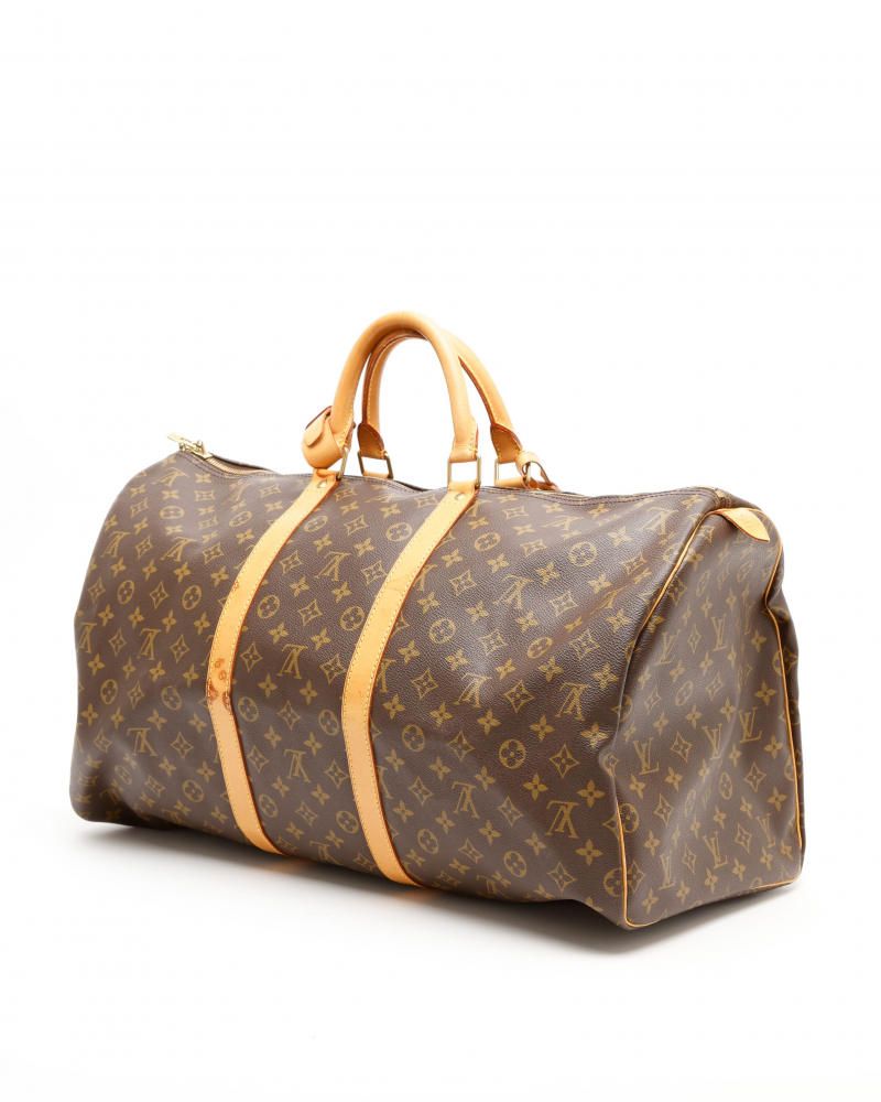 Louis Vuitton Monogram Keepall 55 Weekend Bag