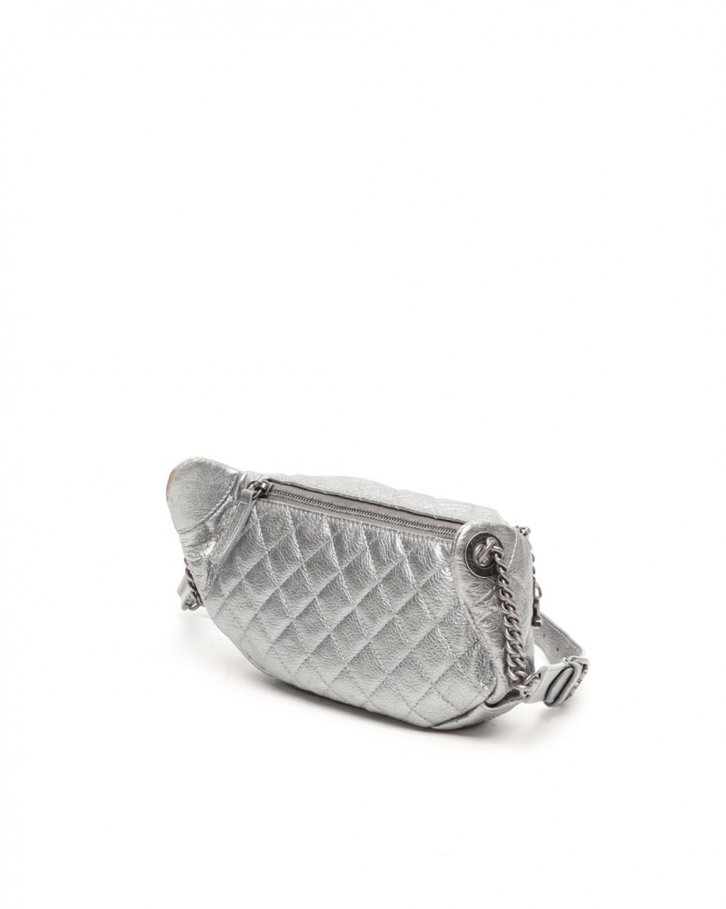 Chanel CC Banane Metallic Belt Bag