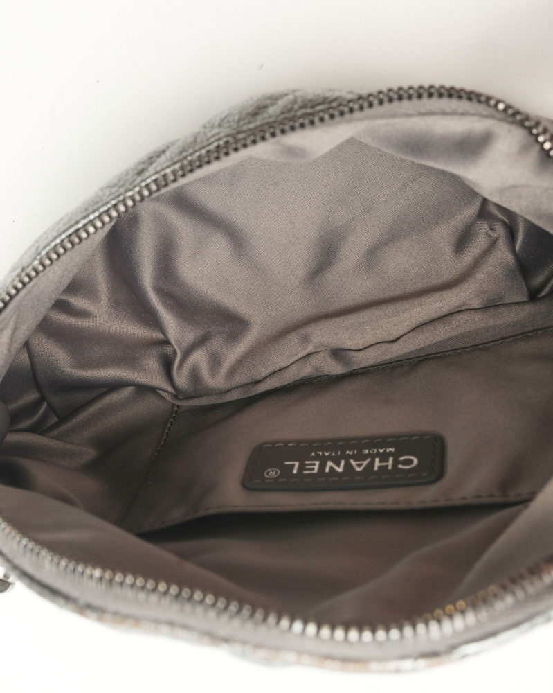 Chanel CC Banane Metallic Belt Bag