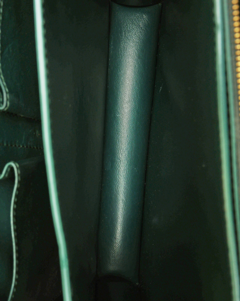 Celine Céline Classic Patent Box Flap Bag